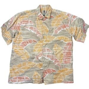 Tori Richard Honolulu Men's 2XL Hawaiian Shirt Floral Print 100% Cotton Camp